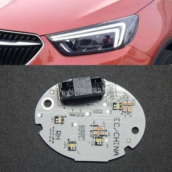 LED plocica, LED DRL desni far