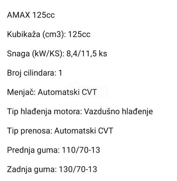 K-MOTO Amax 125cc 4t