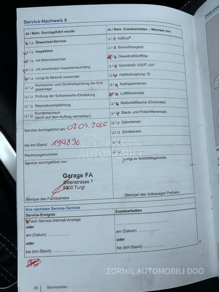 Volkswagen Tiguan 2.0 TDI IZ CH
