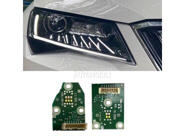 LED plocice, LED DRL levi far za Škoda Superb od 2016. do 2019. god.