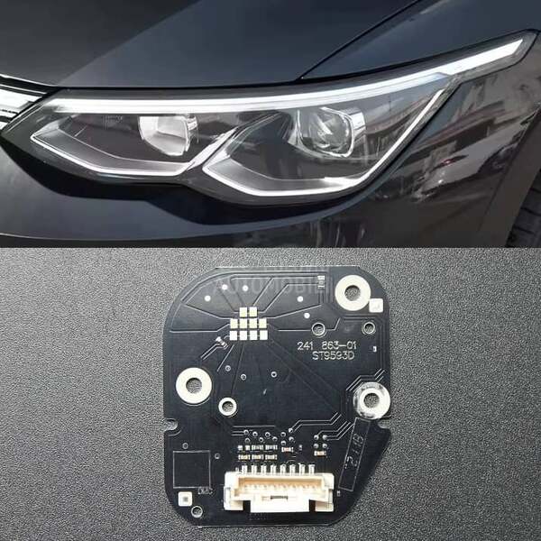 LED plocica, LED DRL levi far