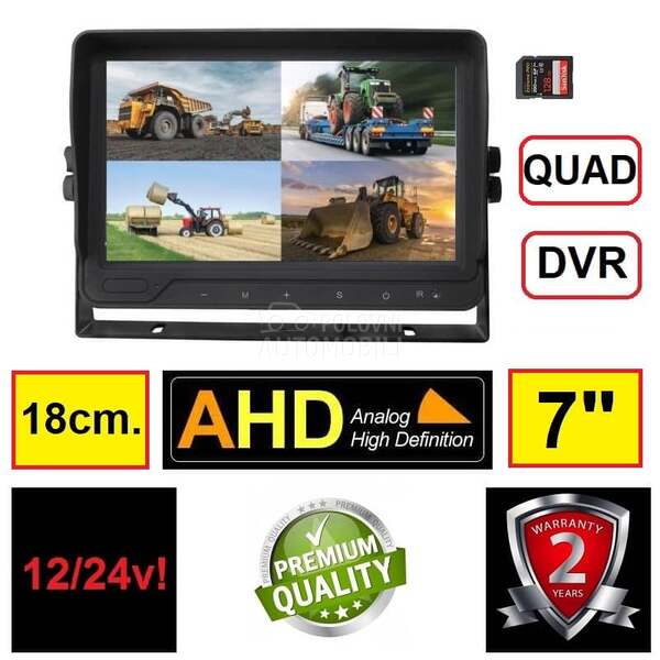 AHD/DVR MONITOR 7inch. 11.488