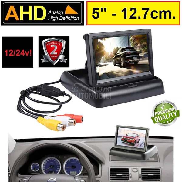 AHD PARKING MONITOR 5 inch. PREKLOPNI