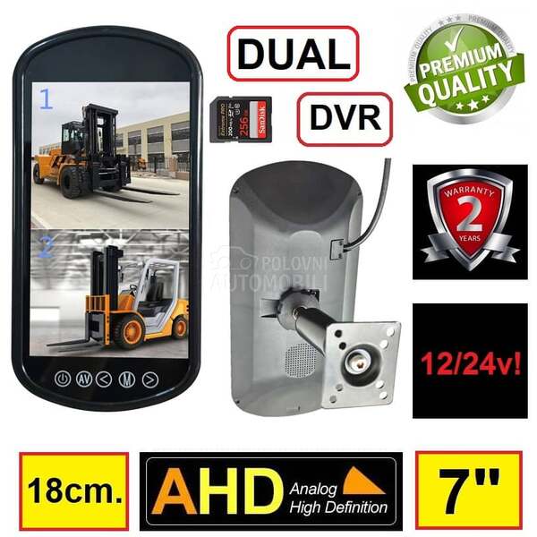 AHD/DVR PARKING MONITOR 7inch. USPRAVNI 11.495