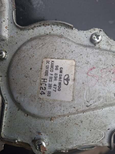 motoric zadnjeg brisaca