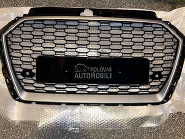 Maska Grill RS 3 Crna Hrom 8V za Audi A3