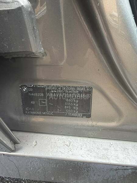 BMW 320 E90N46 2007. god. -  kompletan auto u delovima