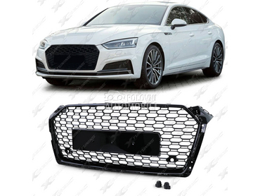 Maska Grill RS Crna sjaj za Audi A5