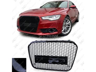Maska Grill RS Crna Sjaj C7 za Audi A6