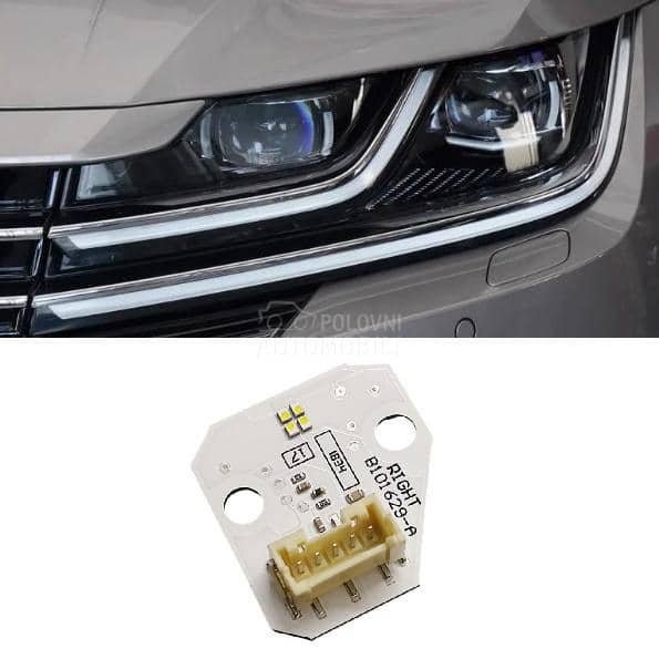 LED plocica, LED DRL desni far