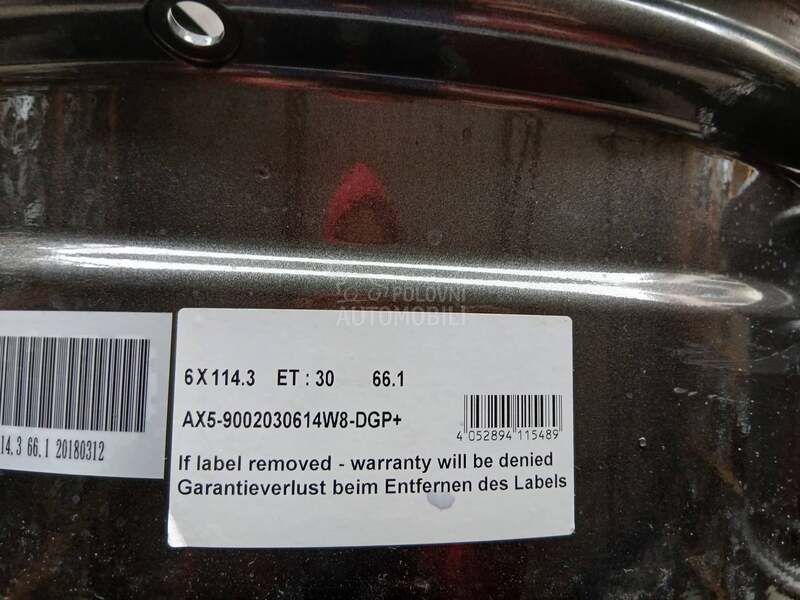Aluminijumske felne  20" 6 x 114.3