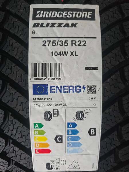 Bridgestone 315/30 R22 Zimska