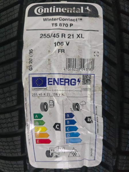 Continental 255/45 R21 Zimska
