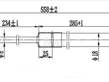 AMORTIZER GEPEK VRATA 340... za Mercedes Benz E Klasa od 2016. do 2020. god.