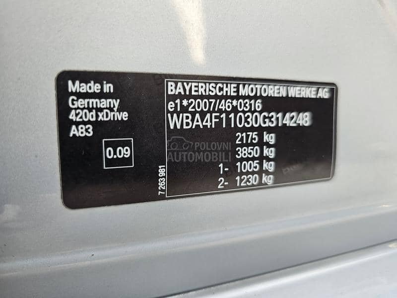 BMW 420 d xDrive M sport