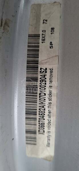 Aluminijumske felne ms sportsu 16" 5 x 108