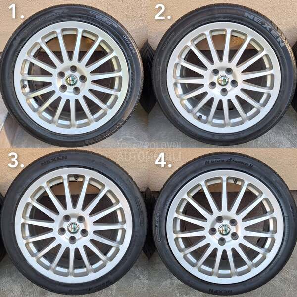 Aluminijumske felne ALL SEASON GUME 17" 5 x 98