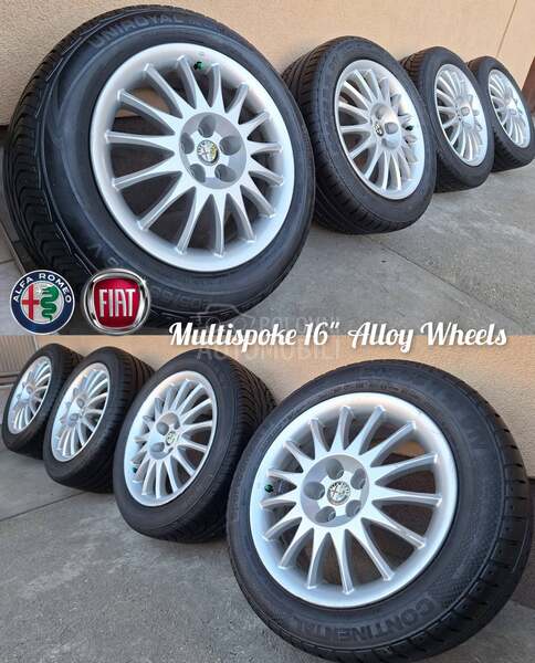 Aluminijumske felne MULTISPOKE 16" 5 x 98