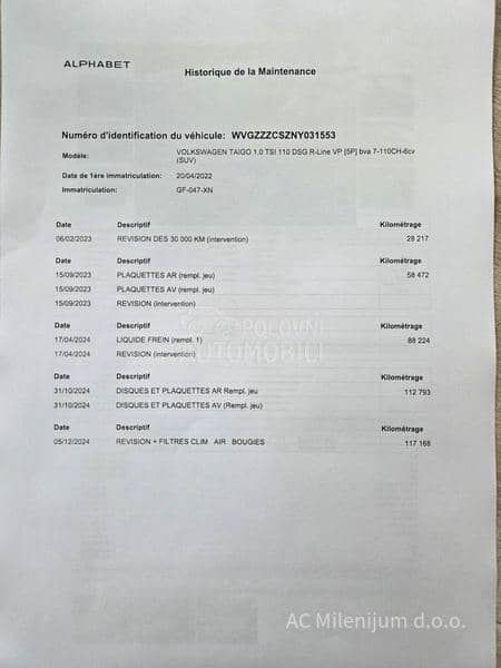 Volkswagen Taigo 1.0 Tsi-Dsg R line