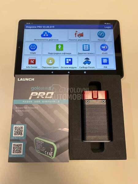 LAUNCH DIJAGNOSTIKA GOLO PRO 4.0 FULL I TABLET SA PREVODOM