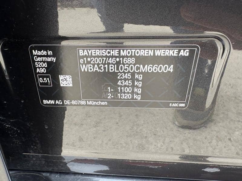 BMW 520 Sport Laser Virtual