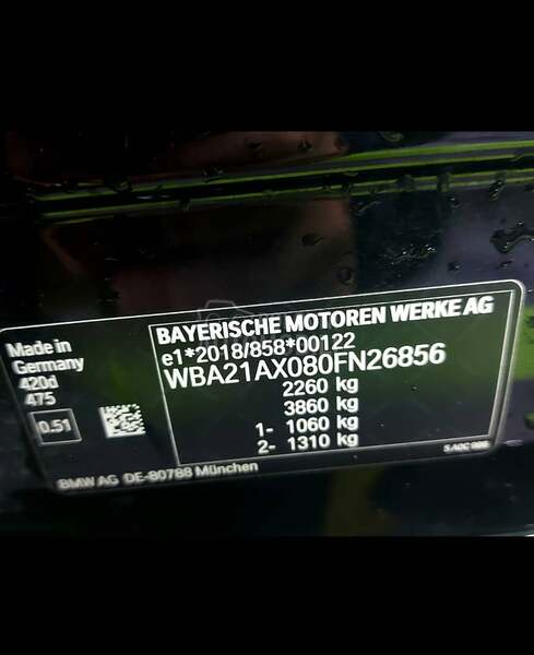 BMW 420 M SPORT/SHADOW LINE