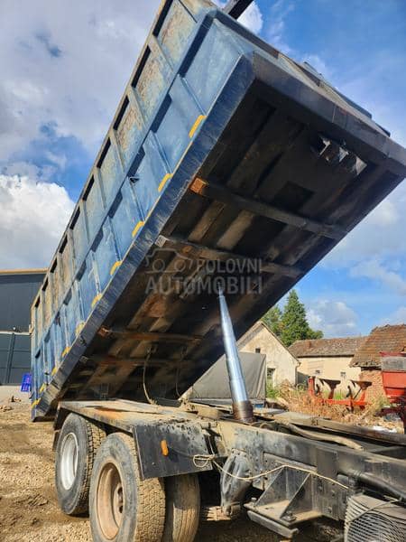 Scania 124L kiper i kran