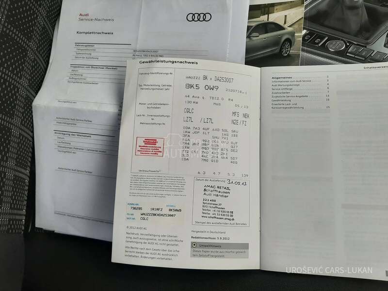 Audi A4 2.0 TDI Quattro CH
