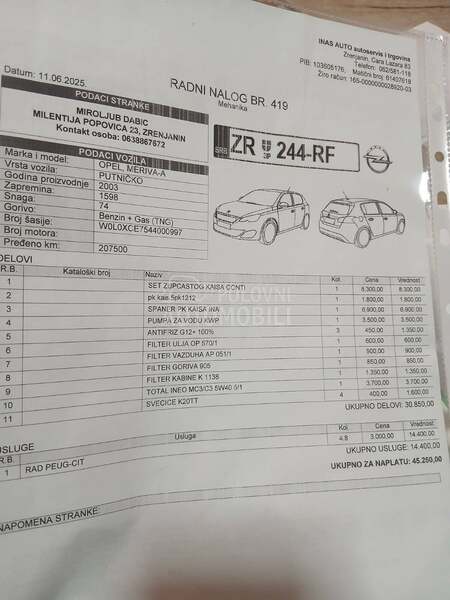 Opel Meriva 