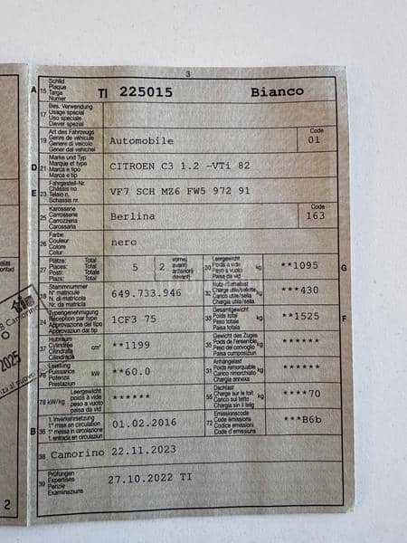 Citroen C3 1.2 Exclusive CH