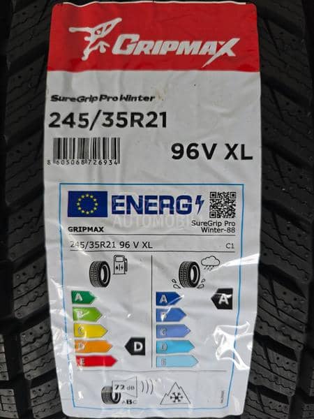 Gripmax 245/35 R21 Zimska