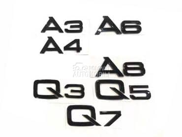 Crni znakovi za Audi Ostalo