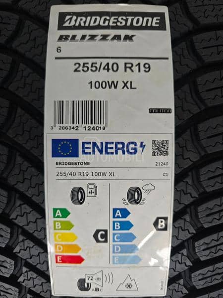 Bridgestone 255/40 R19 Zimska