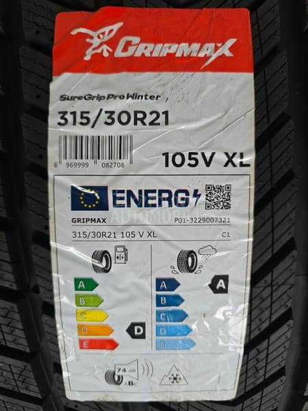 Gripmax 315/30 R21 Zimska