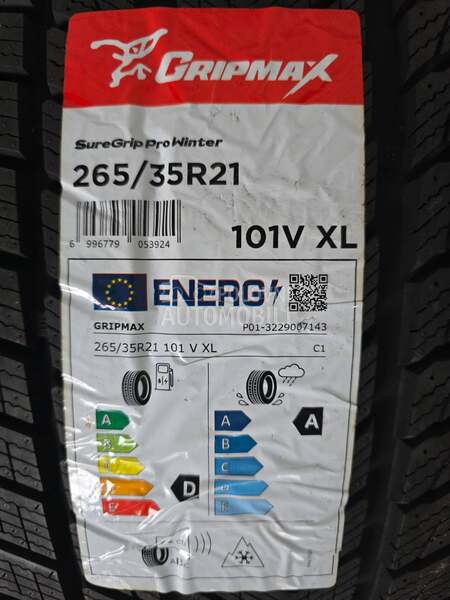 Gripmax 265/35 R21 Zimska