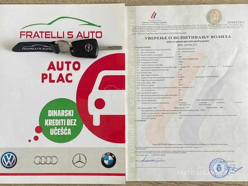 Opel Corsa D KREDlTl,RATA 74e