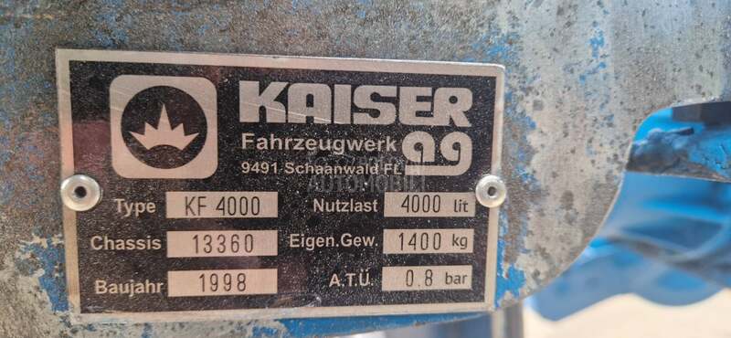 Kaeser Pocinkovana 4000 litra