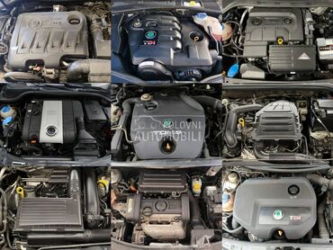 Motori i delovi motora za Škoda Rapid, Fabia, Felicia ... od 2002. do 2024. god.