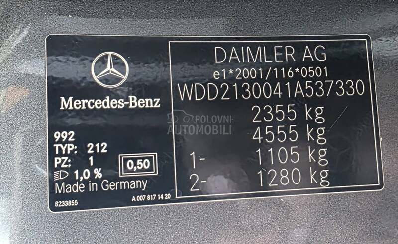 Mercedes Benz E 220 E Clasa  Avangart