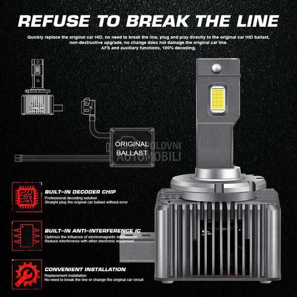 Led Sijalice D1S-R SET za Febricki xenon