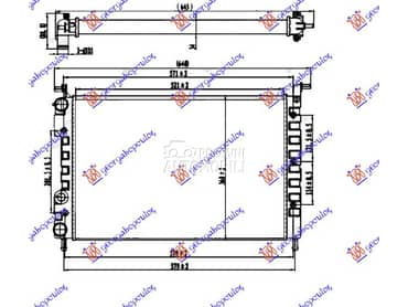 HLADNJAK MOTORA 1.6 BENZIN... za Fiat Palio od 1999. do 2004. god.