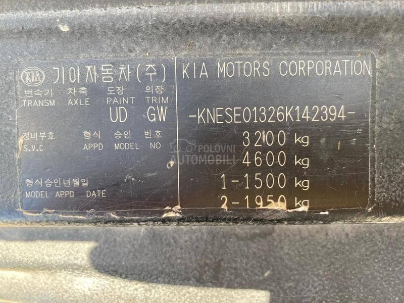 Kia K2500 3 strani Kiper