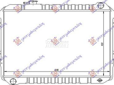 HLADNJAK MOTORA 2.6 BENZIN... za Mazda 6 od 1986. do 1994. god.