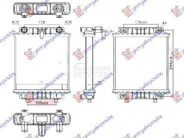 HLADNJAK MOTORA DODATNI... za Audi A8 od 2009. do 2013. god.
