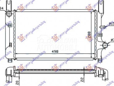 HLADNJAK MOTORA... za Ford Fiesta od 1990. do 1995. god.