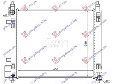 HLADNJAK MOTORA 1.2 DIG... za Nissan Micra od 2013. do 2017. god.