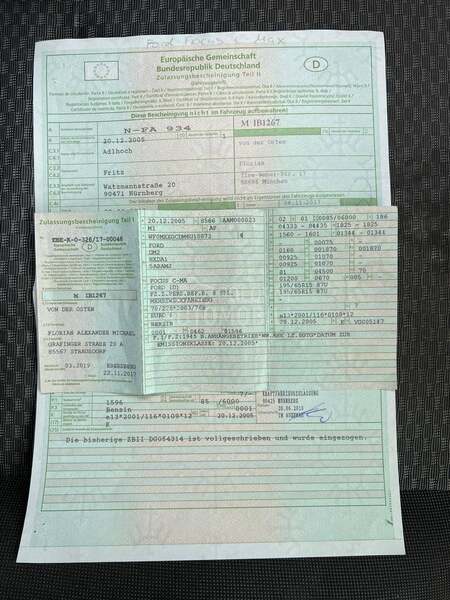 Ford C-Max SA TABLICAMA