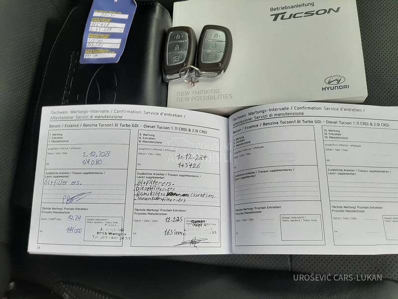 Hyundai Tucson 2.0D 4x4 VERTEX CH