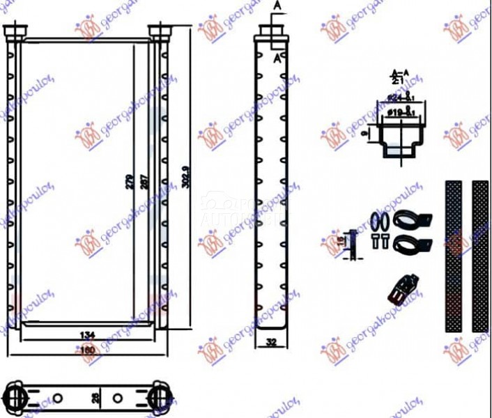 GREJAC KABINE (135x280x26)