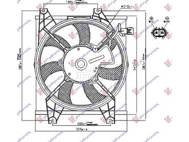VENTILATOR KLIME KOMPLET... za Hyundai Accent od 2003. do 2005. god.